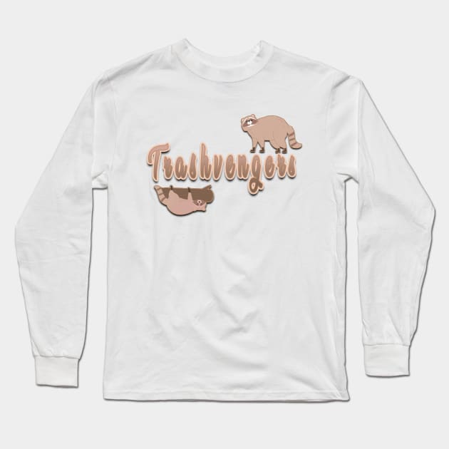 Trashvengers cats Long Sleeve T-Shirt by fanidi